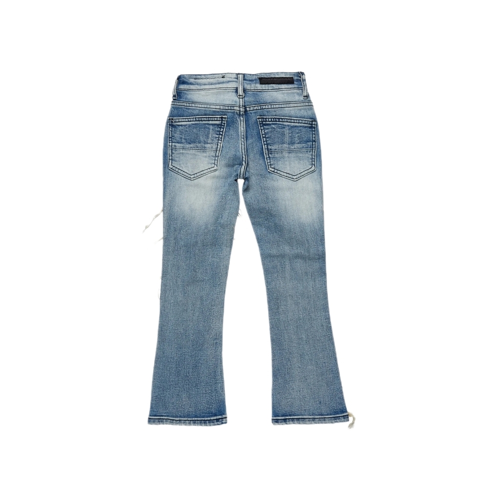 Rockstar Original Boys Distressed Flare Denim Jeans, Size 16 - Picture 2 of 3